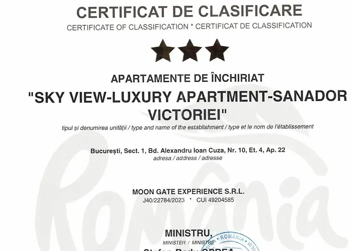 Sky View - Luxury Apartament - Sanador Victoriei